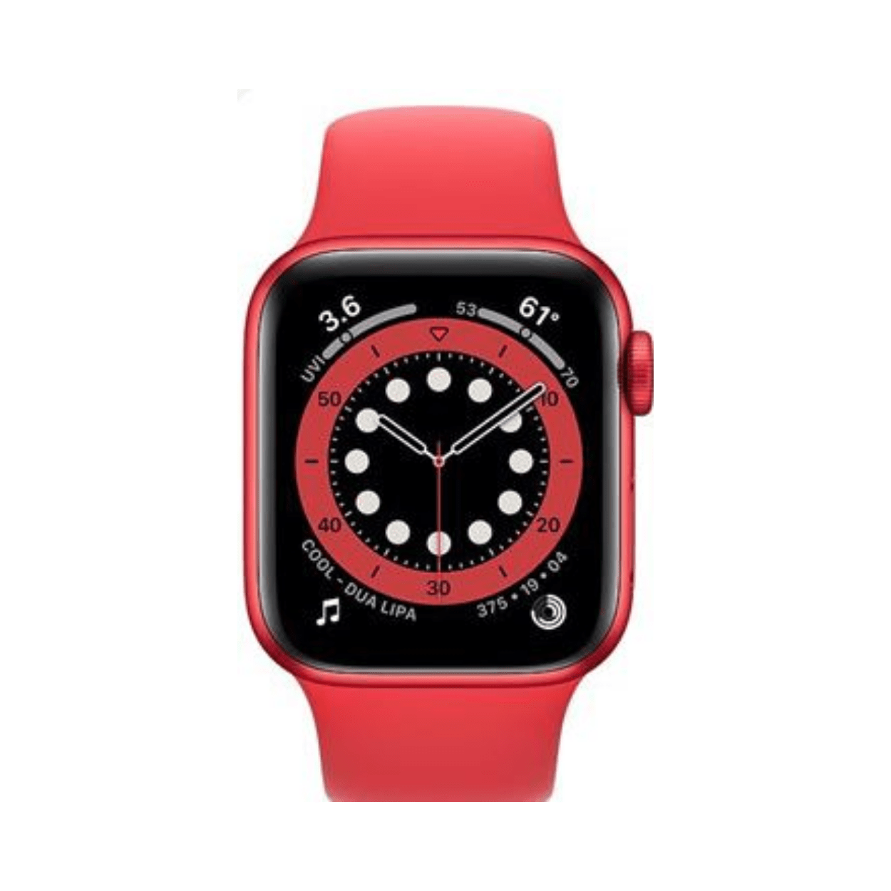 Apple Watch Series 6 40mm GPS Red Aluminum Case With Product Red