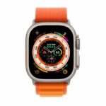 Apple Watch Ultra Titanium 49MM Case with Alpine Loop Orange GPS + Cellular MQDY3