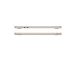 apple macbook air 15-inch m2 2023 starlight ports side view