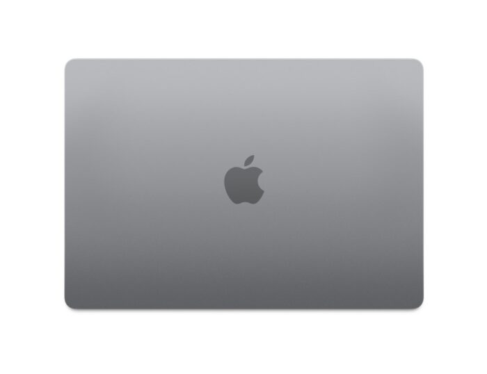 apple macbook air 15-inch m2 spacegray top view 2023
