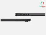 Apple MacBook Pro 16-inch M4 Left and Right Side ports View Space Black