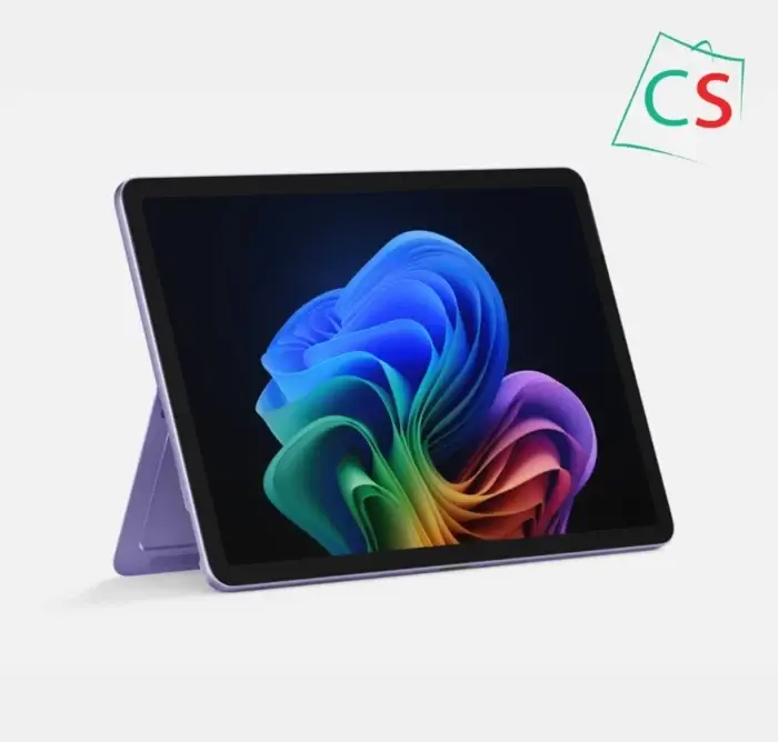 surface pro 12-inch copilot+pc side view violet color