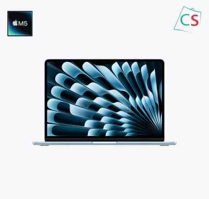 Macbook air 15-inch m5 2026 skyblue top logo side