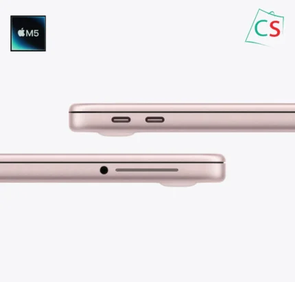 macbook neo 13-inch a18 2026 blush charger port side
